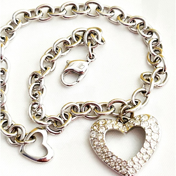 Swarovski Jewelry - Swarovski Heart Charm Bracelet